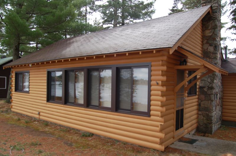 Log Siding Staining